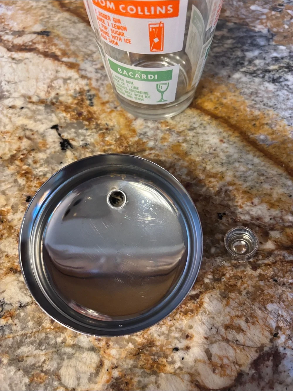 Vintage Hazel Atlas Cocktail Shaker, 1950s-1960s MCM Barware